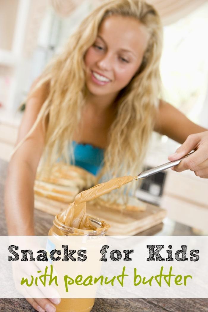 After School Snacks with Peanut Butter