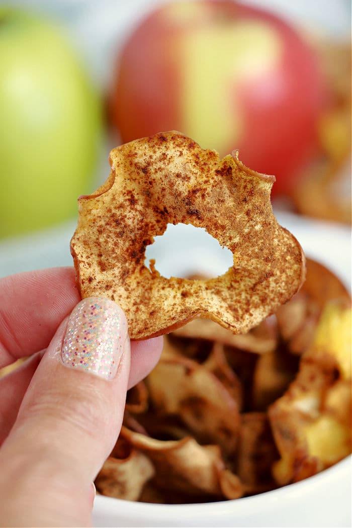 air fryer apple chips