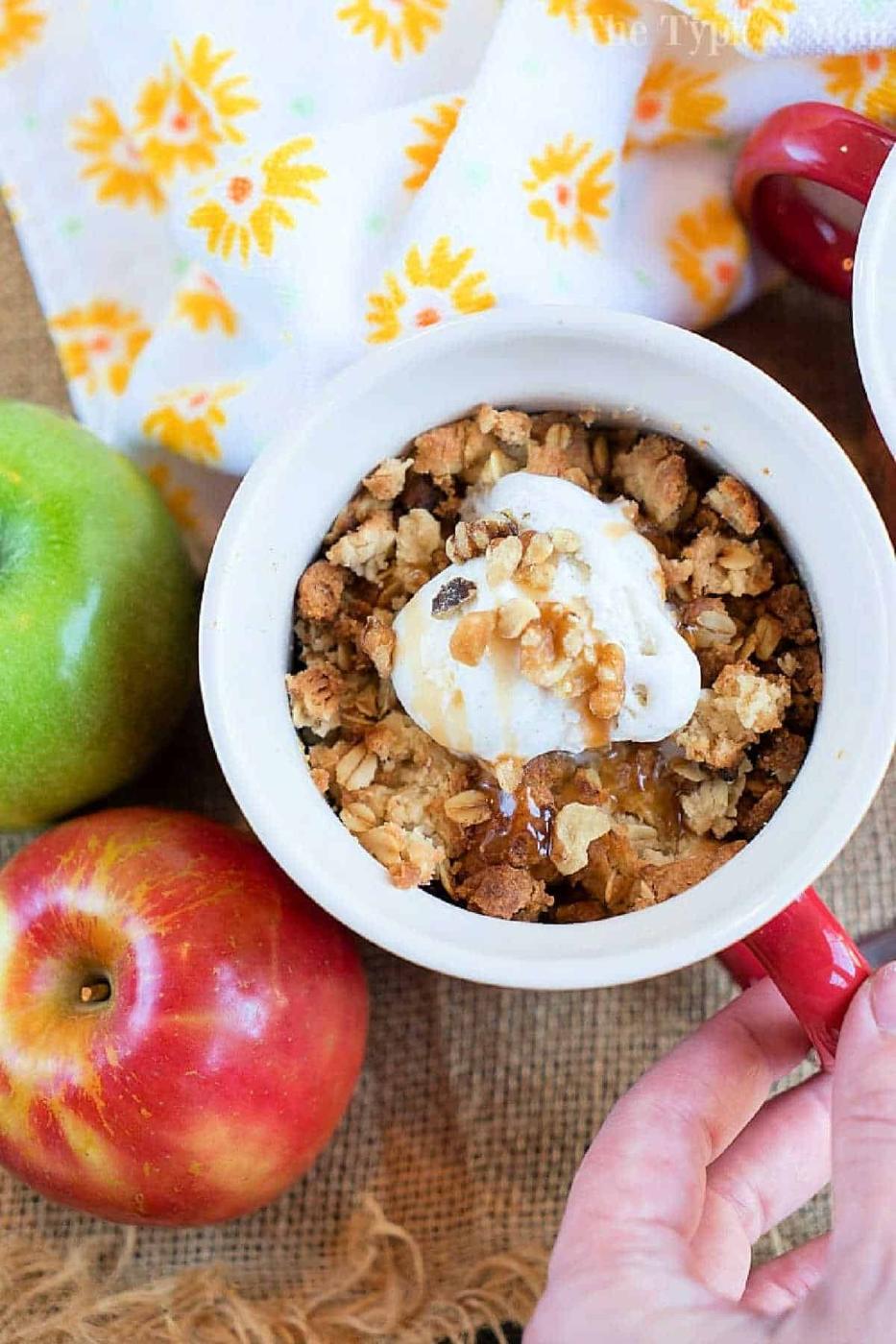 Air Fryer Apple Crisp with Oats