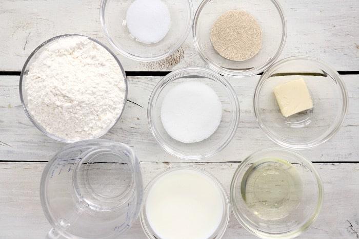 homemade bread ingredients