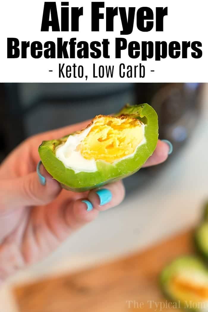 Air Fryer Breakfast Stuffed Peppers