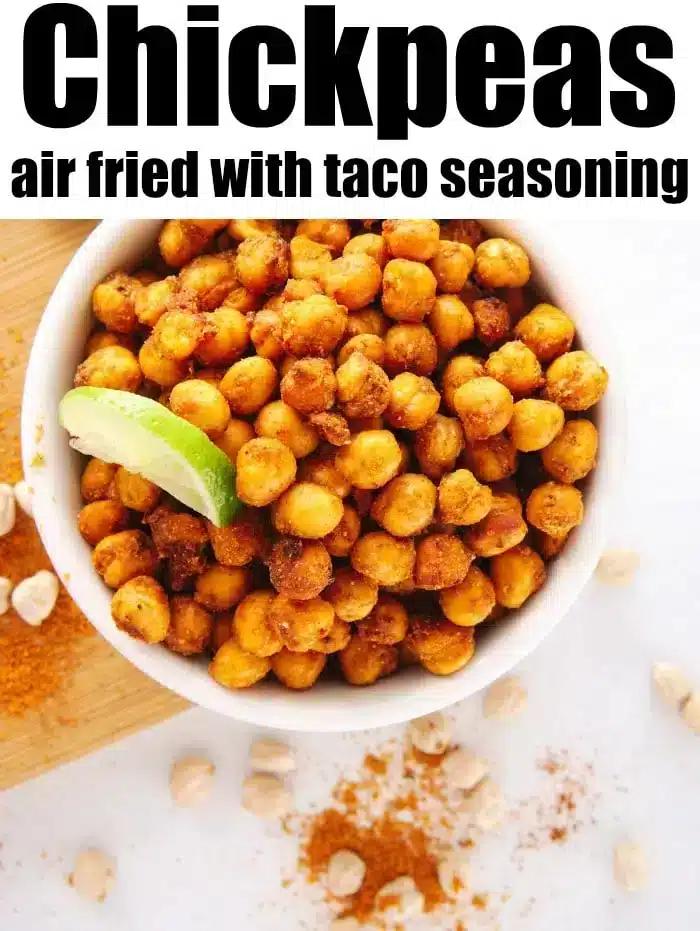 Air Fryer Chickpeas from Dry