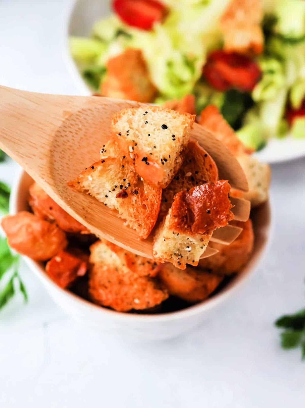 Air Fryer Croutons