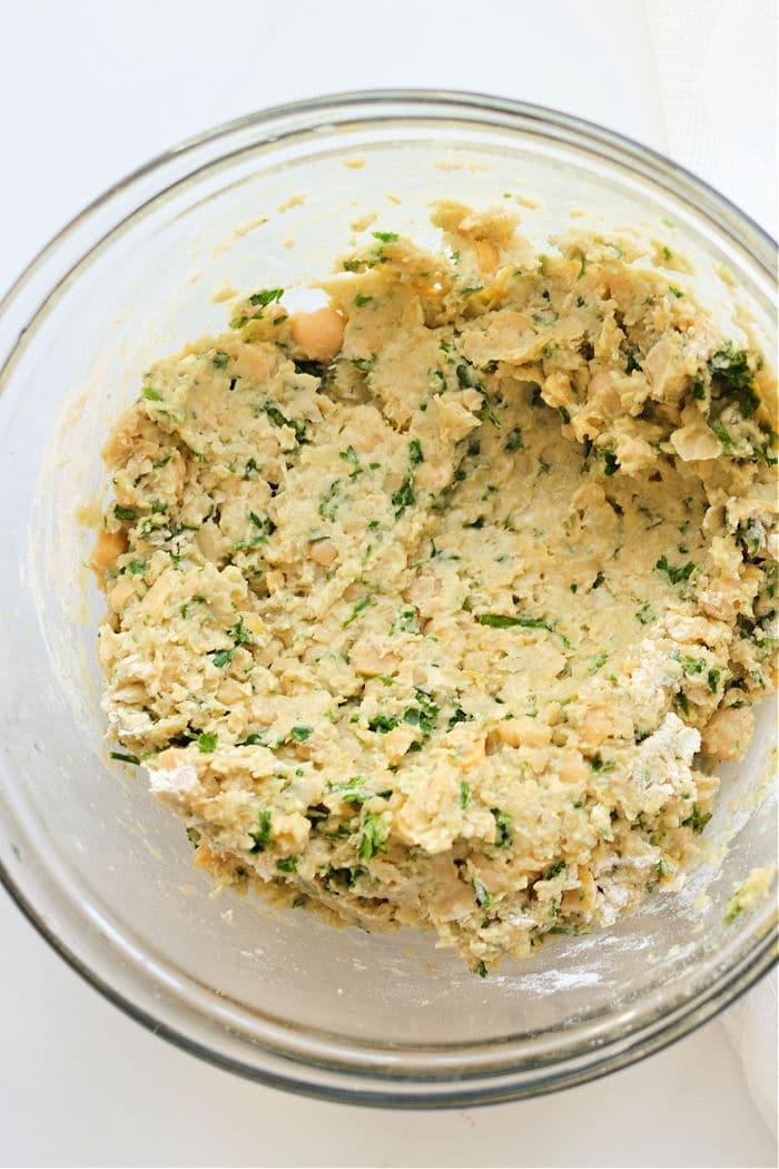 homemade falafel