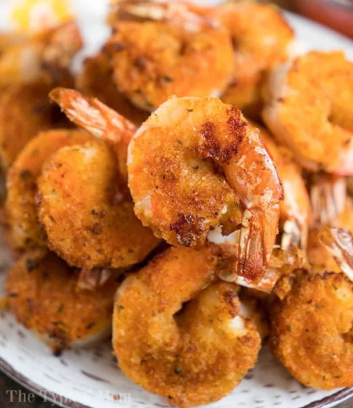 Fried shrimp in air fryer