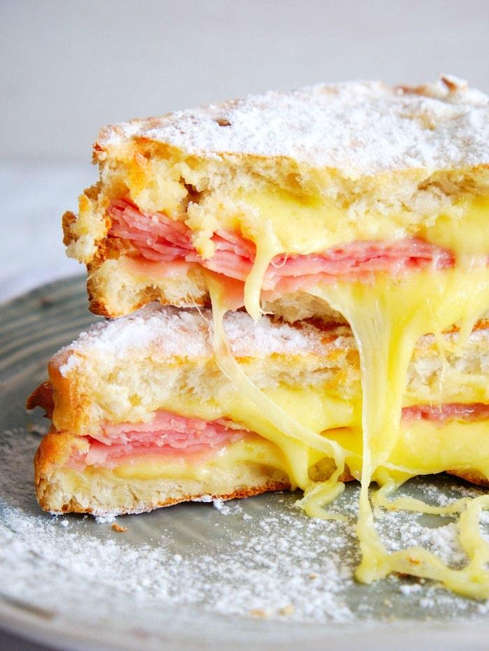 Air Fryer Monte Cristo Sandwich