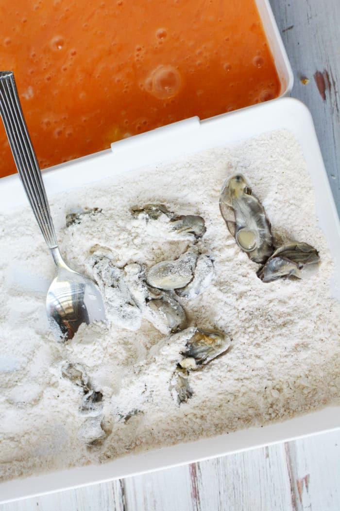 air fried oysters