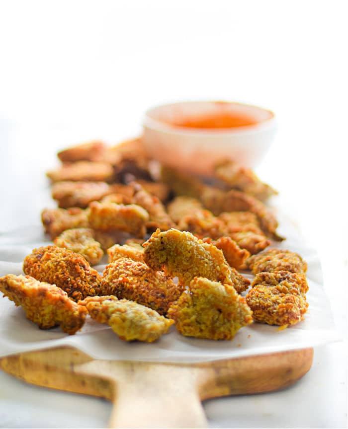 homemade popcorn chicken