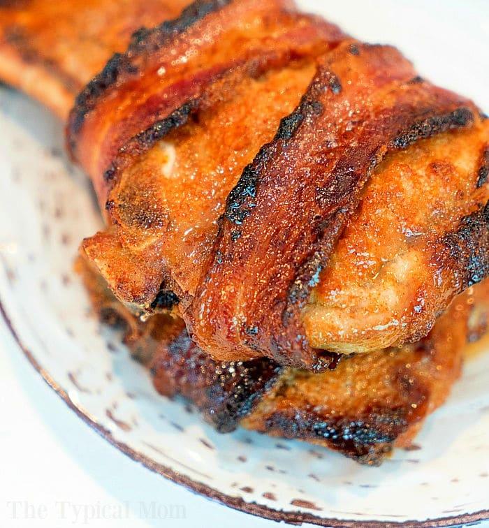 Bacon Wrapped Pork Chops