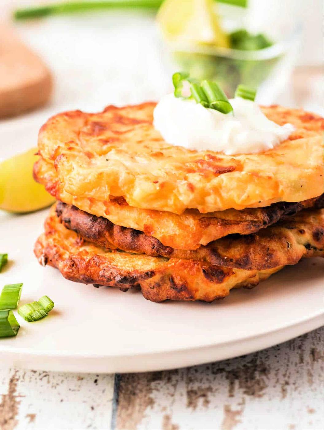 Air Fryer Mashed Potato Pancakes