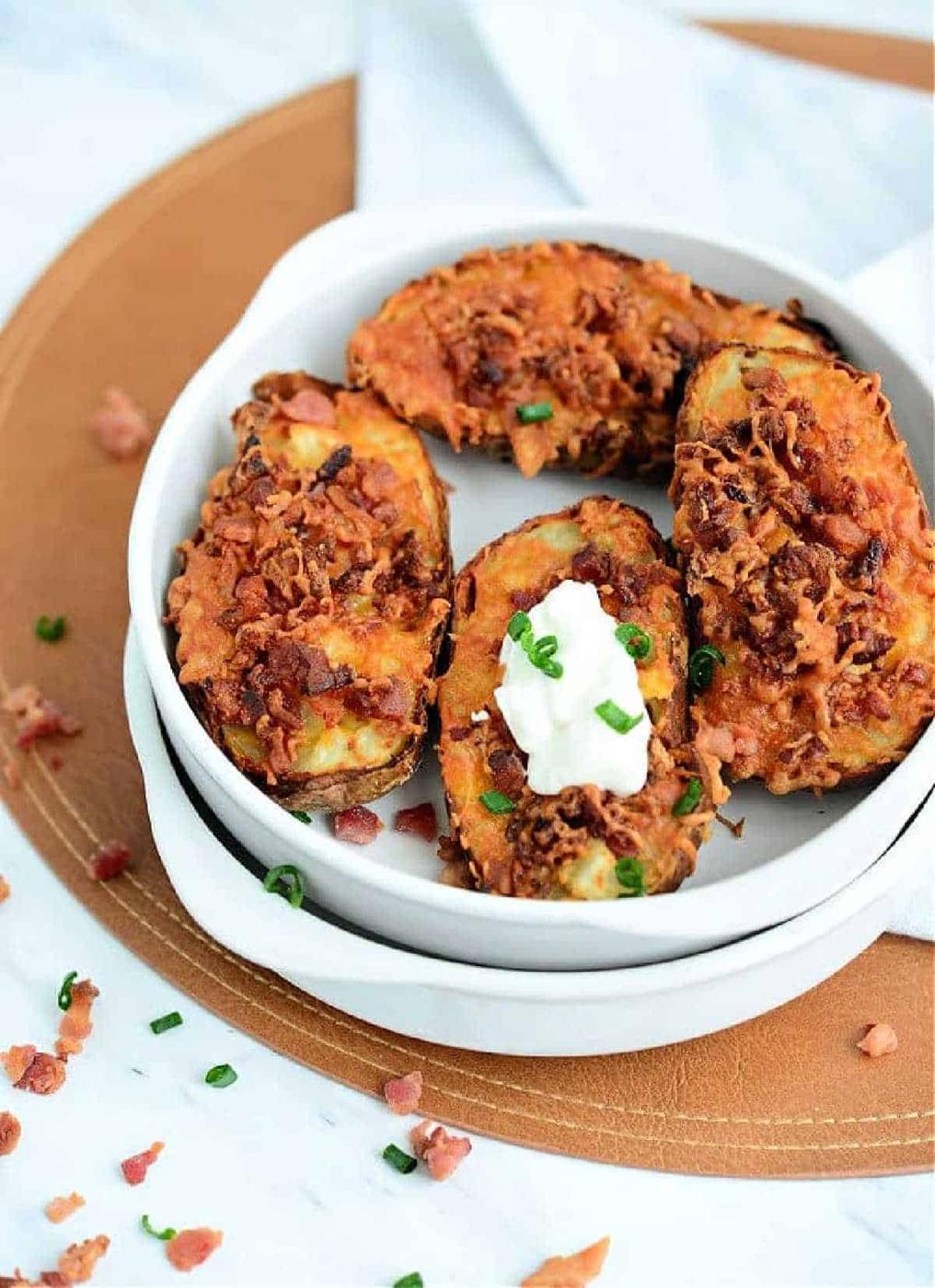 Air Fryer Potato Skins Recipe