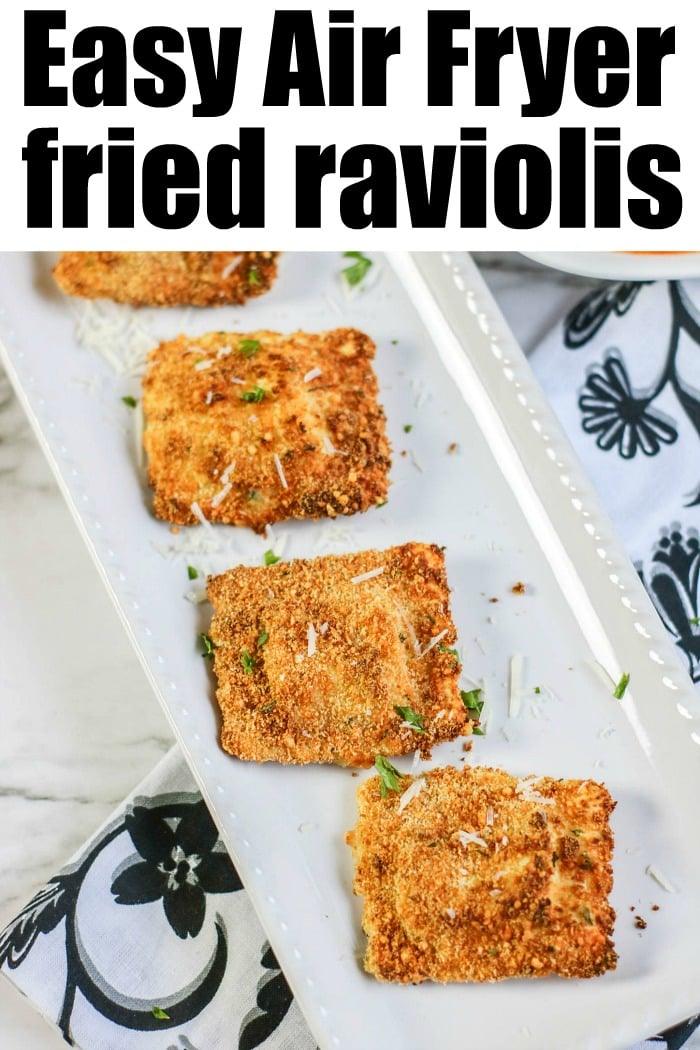 Air Fryer fried ravioli