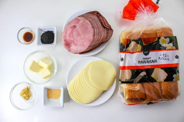Ham Sliders with Poppy Seeds