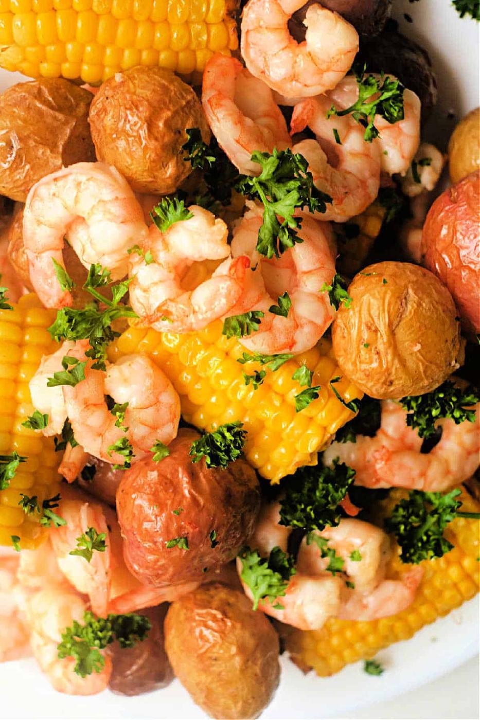 Air Fryer Shrimp Boil