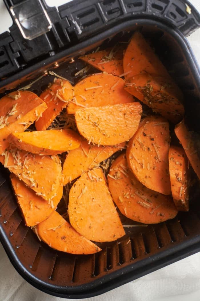 Air Fryer Sweet Potato steak fries