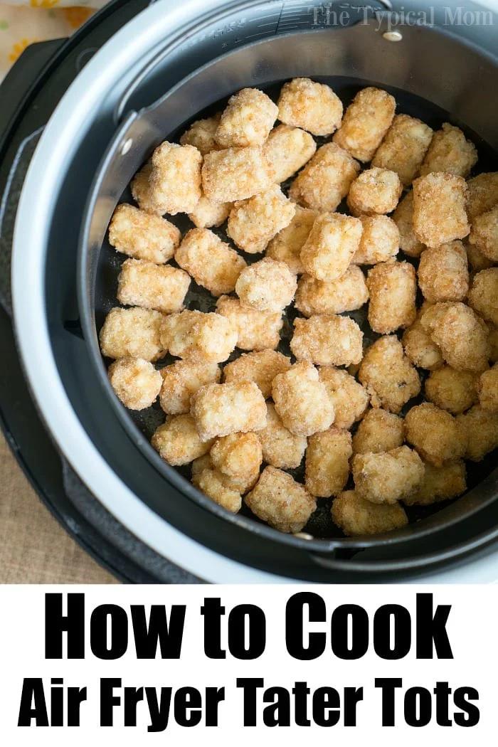 how long to cook frozen tater tots in air fryer