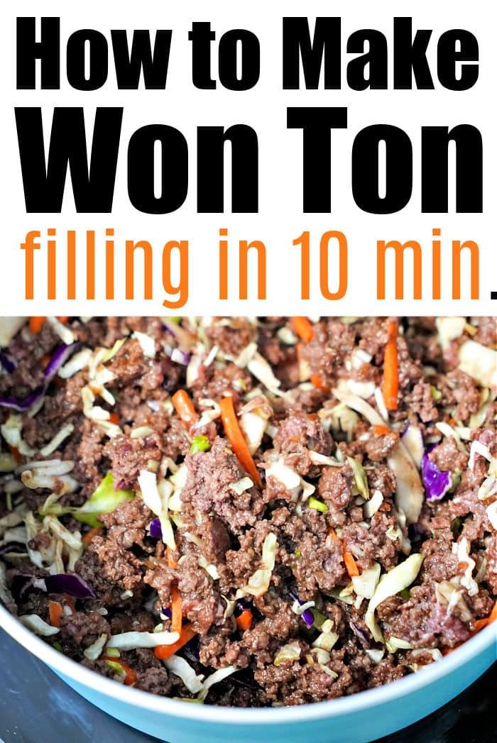 won ton filling