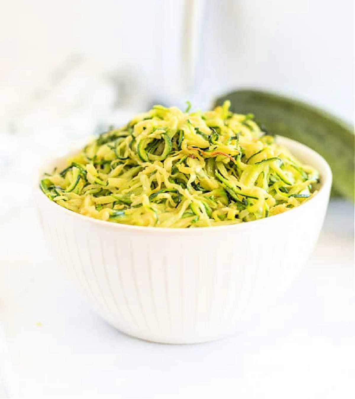 Air Fryer Zucchini Noodles