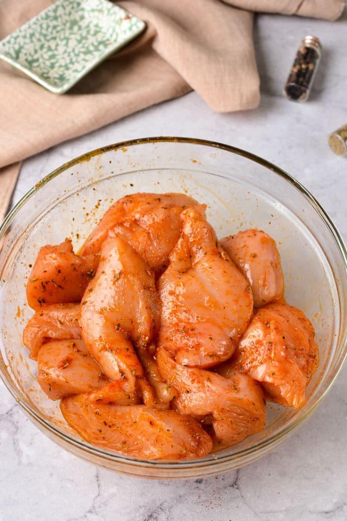Lightly Breaded Chicken Breast Chunks
