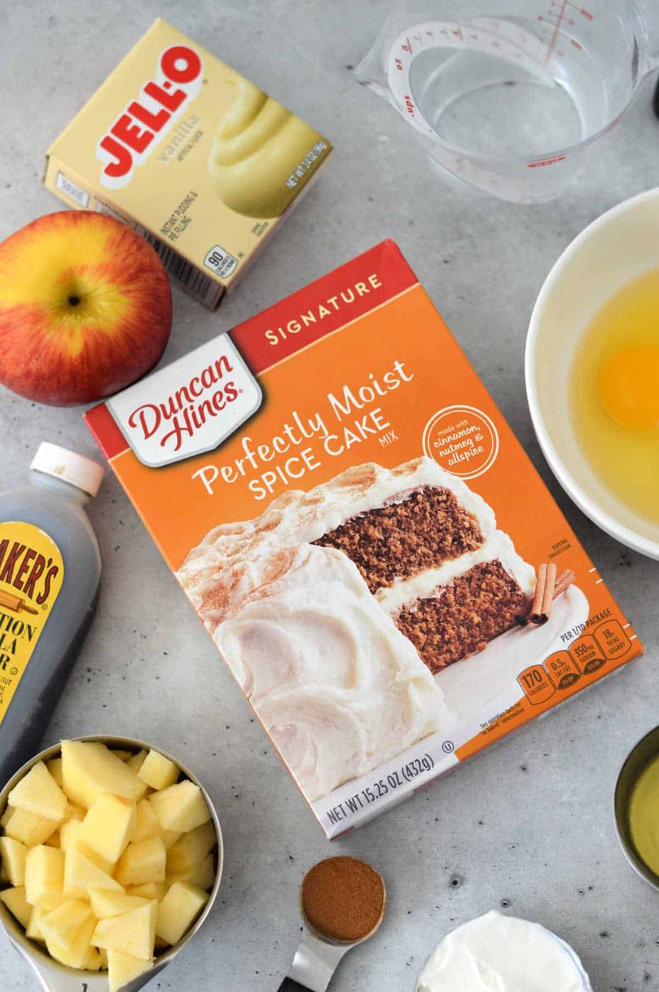 Apple Cake with Cake Mix
