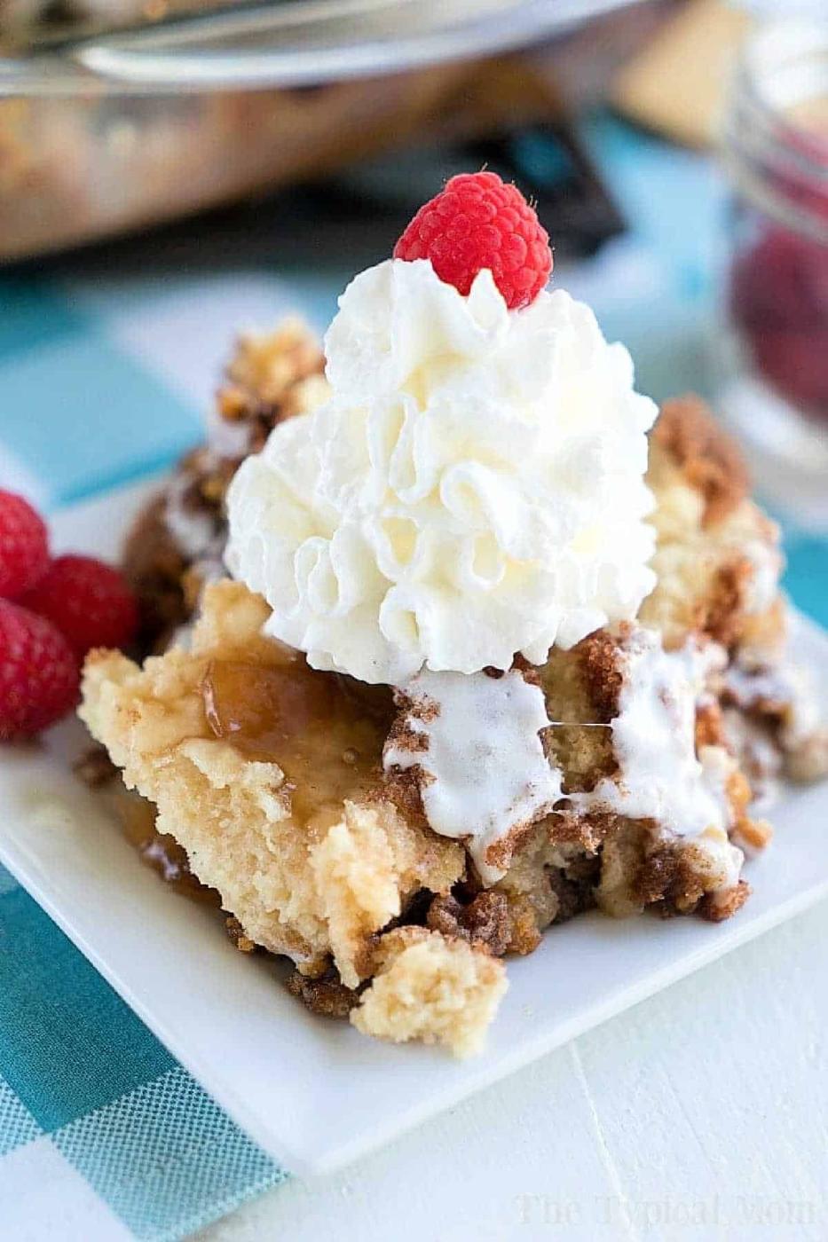 Apple Spice Dump Cake