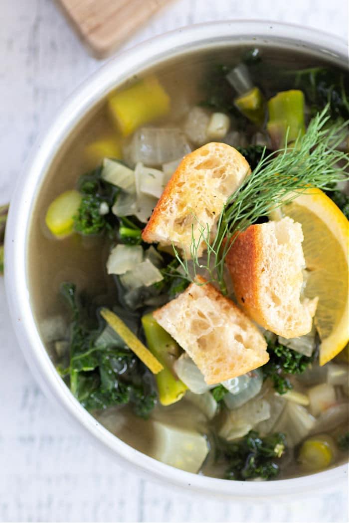 Asparagus and Spinach Soup