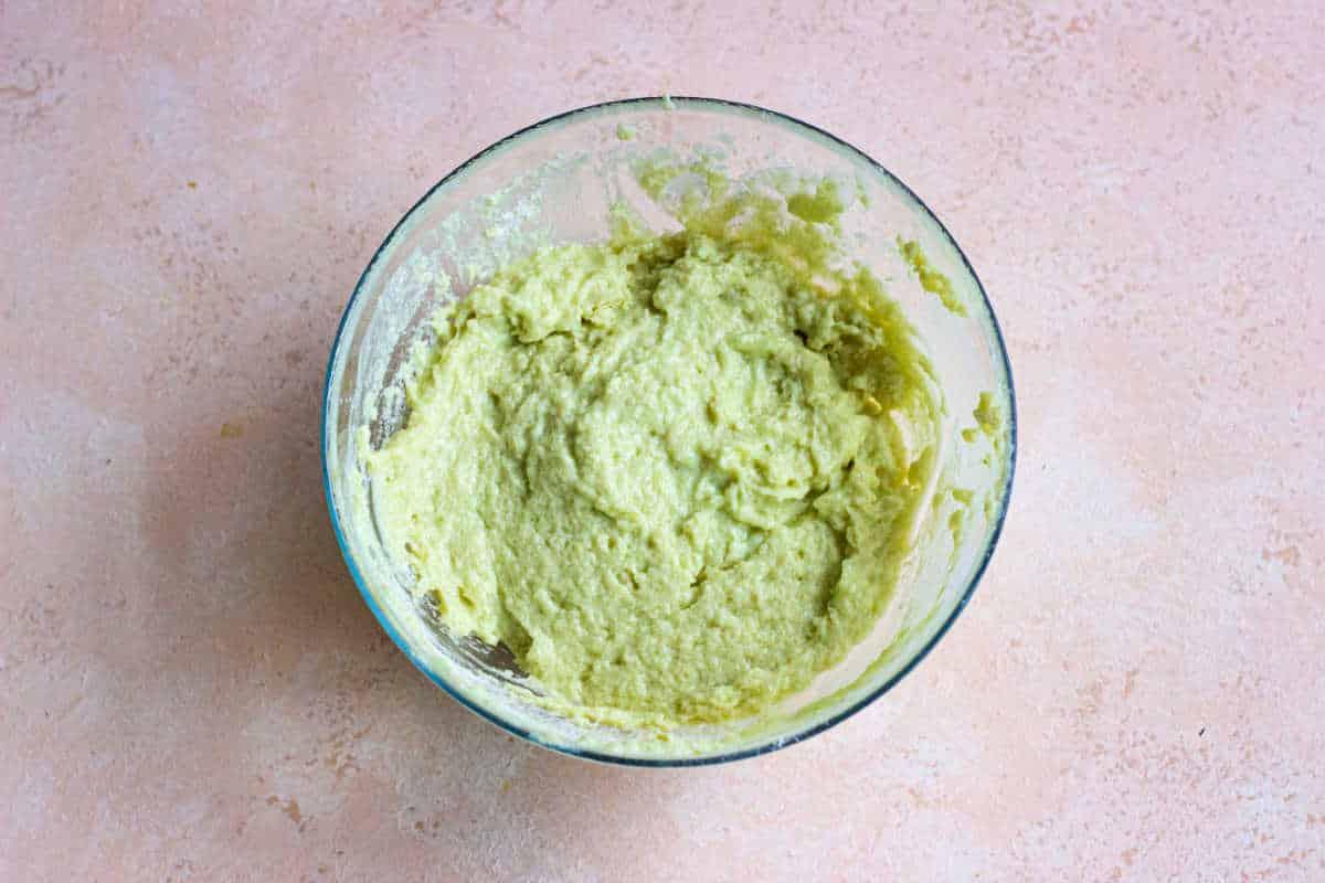 cake with avocado