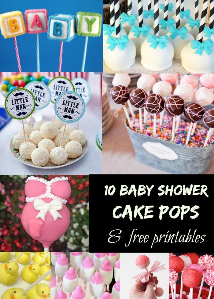 Baby Shower Cake Pops
