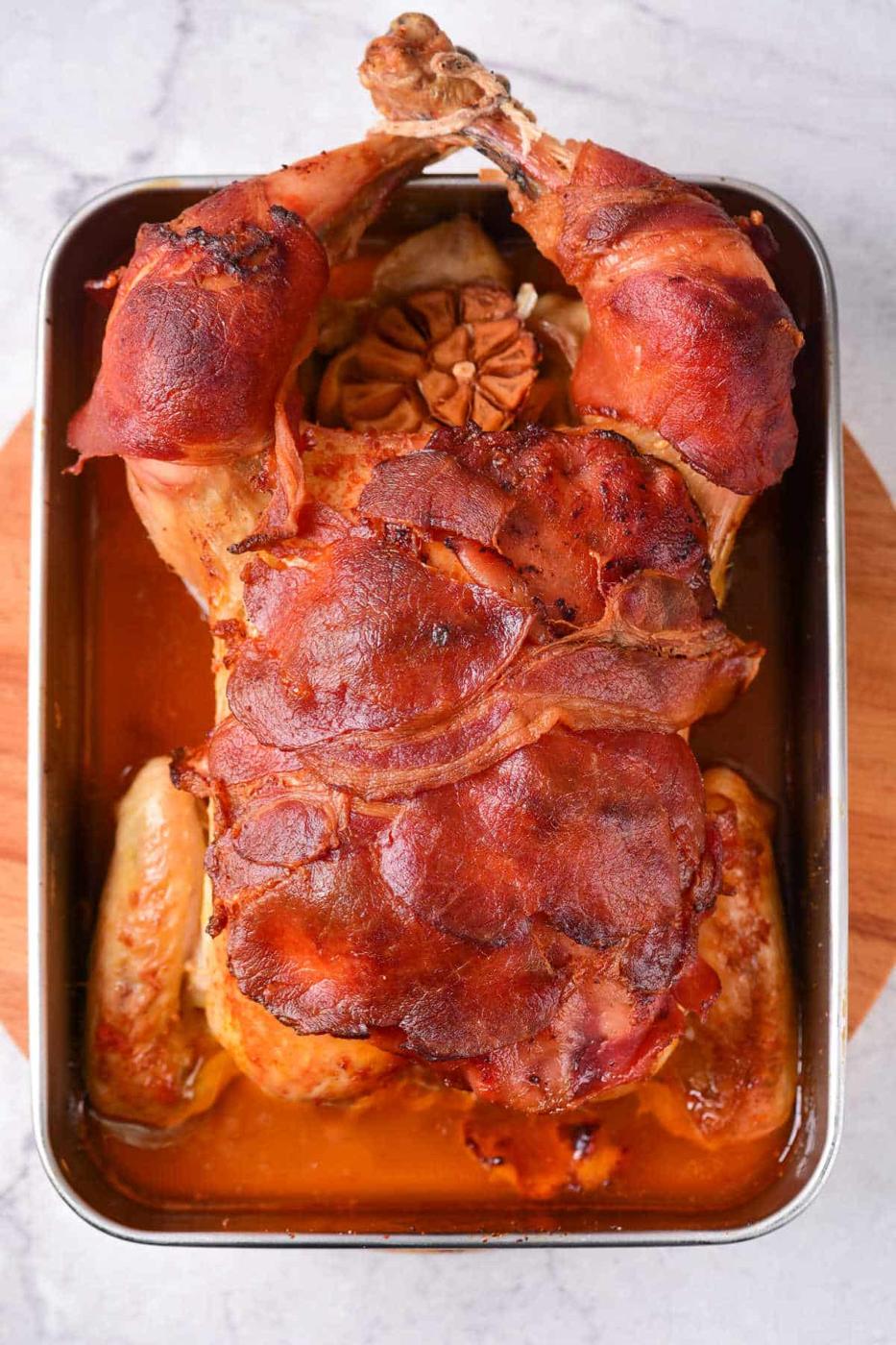 Bacon Wrapped Stuffed Chicken