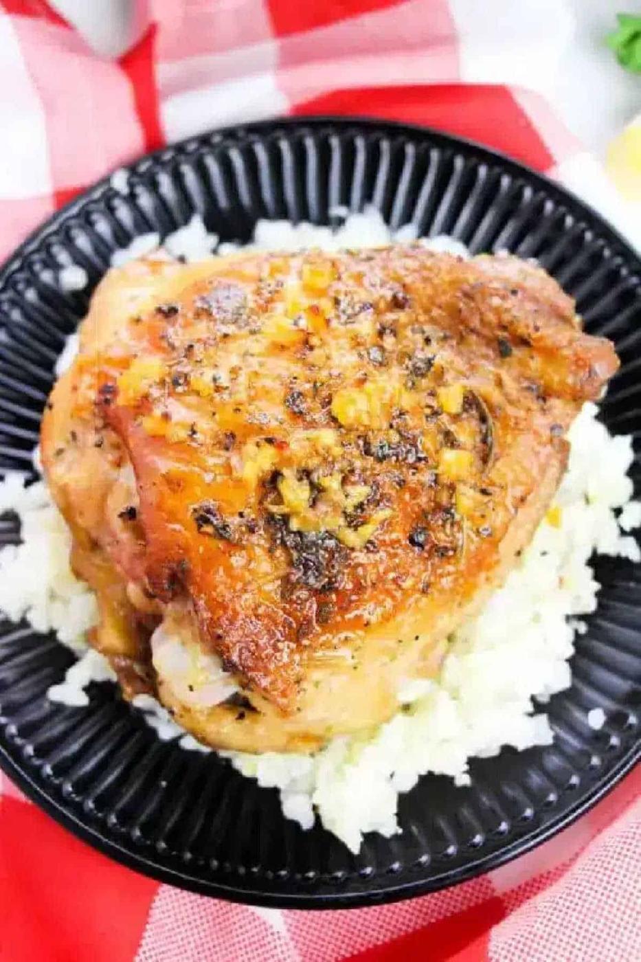 Baked Bone-in Chicken Thighs