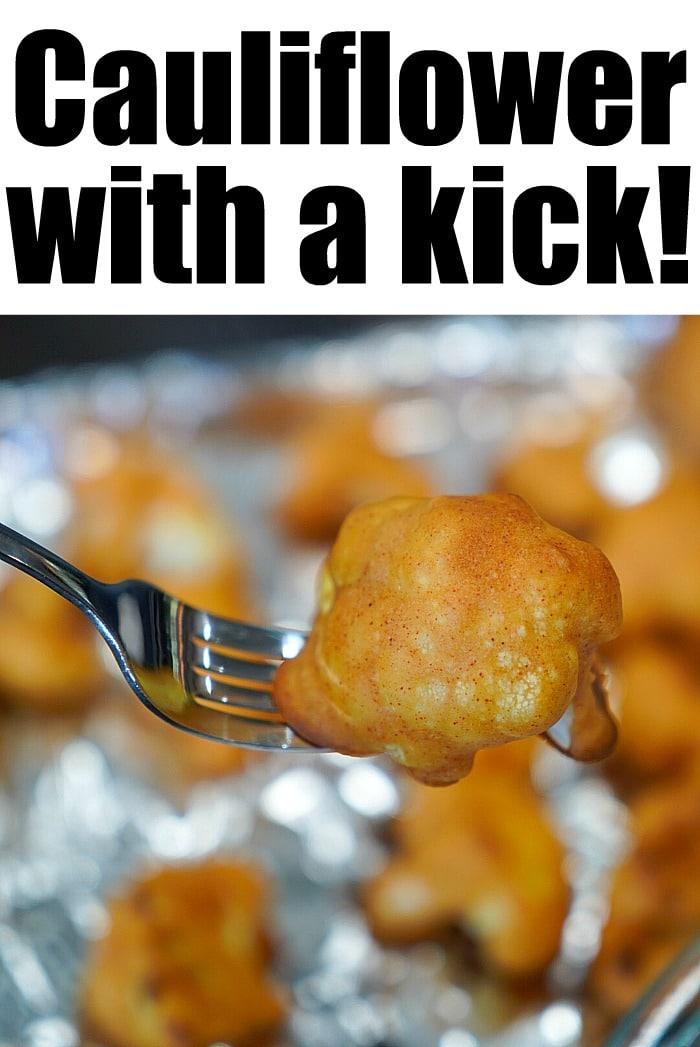 baked buffalo cauliflower