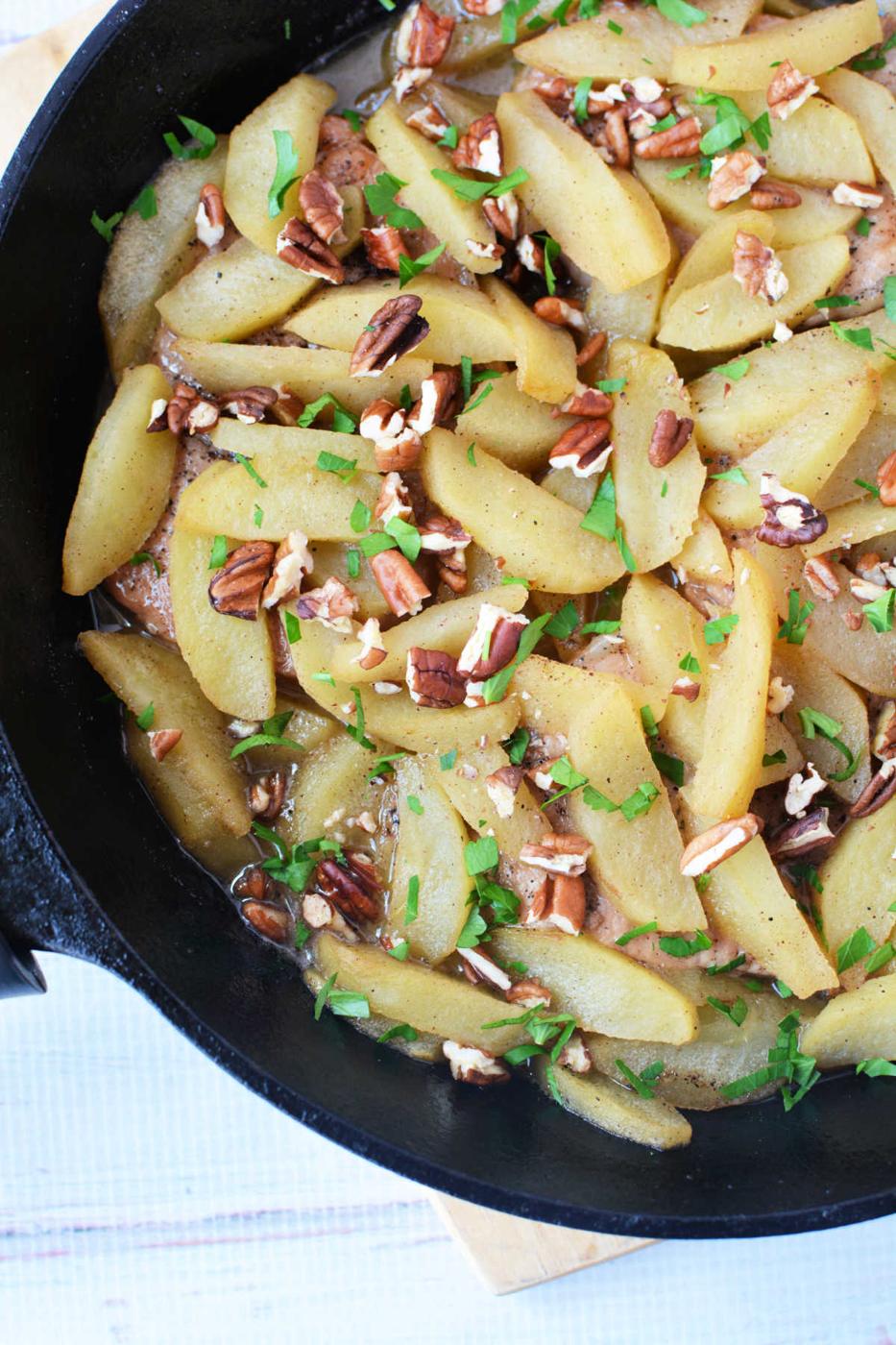 Baked Pork Chops with Apples