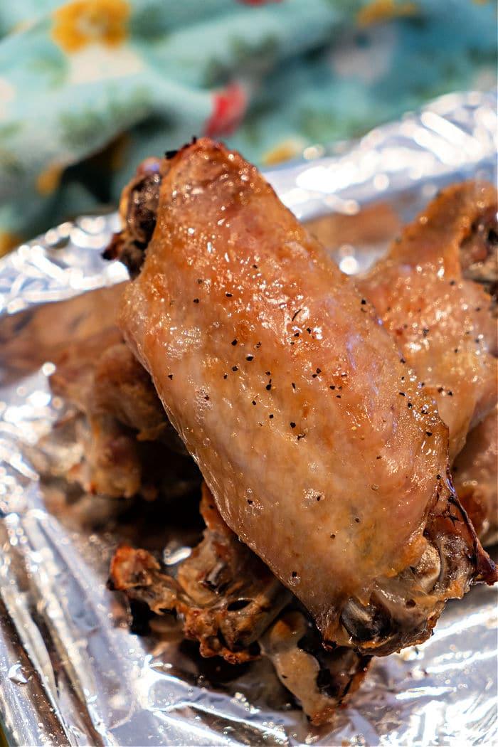 Crispy Baked Turkey Wings