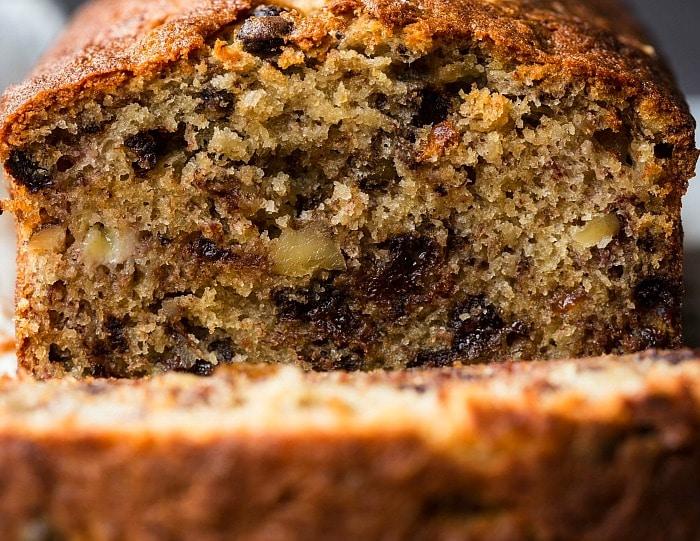 banana bread with mayonnaise