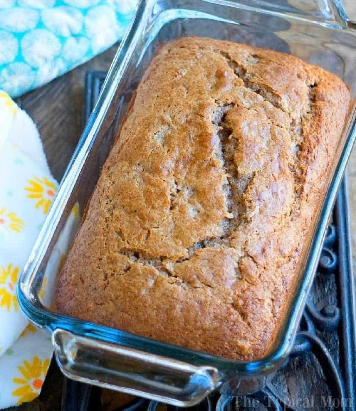 Easy Banana Bread with Cake Mix