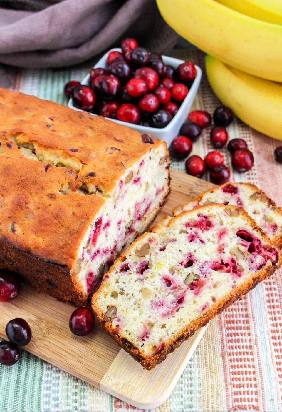 Cranberry Banana Bread recipe