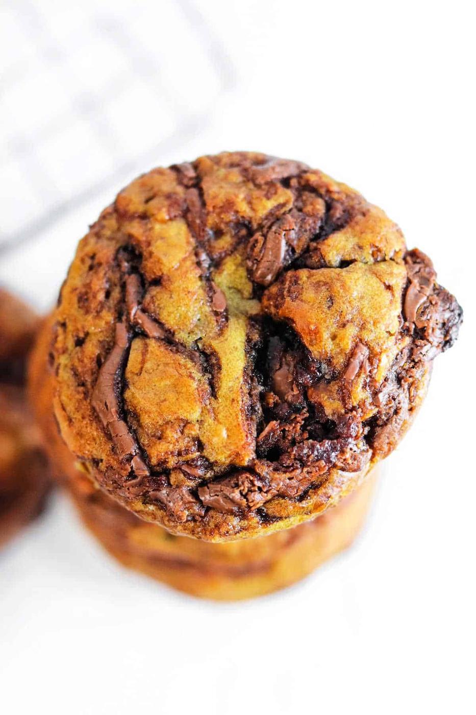Banana Nutella Muffins