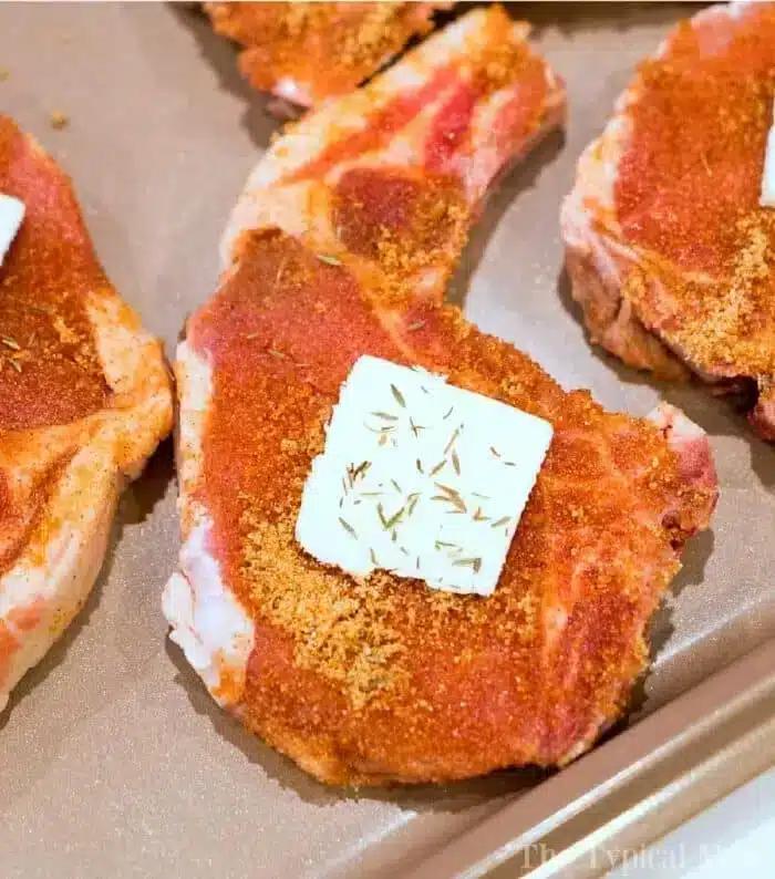 Baked Pork Chops with Dry Rub