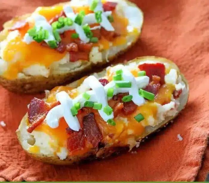 Make Ahead Twice Baked Potatoes