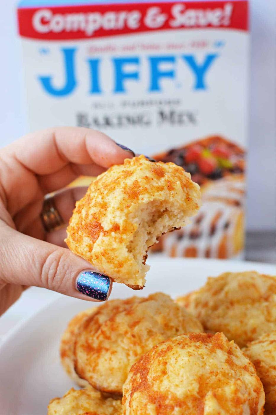 Cheddar Biscuits with Jiffy Mix