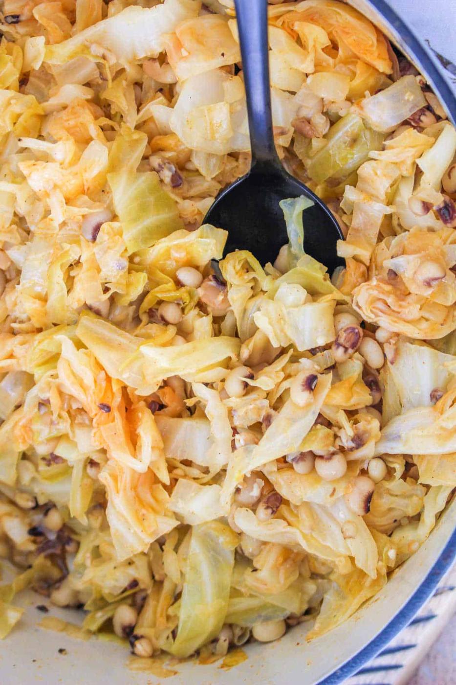 Black Eyed Peas and Cabbage Recipe