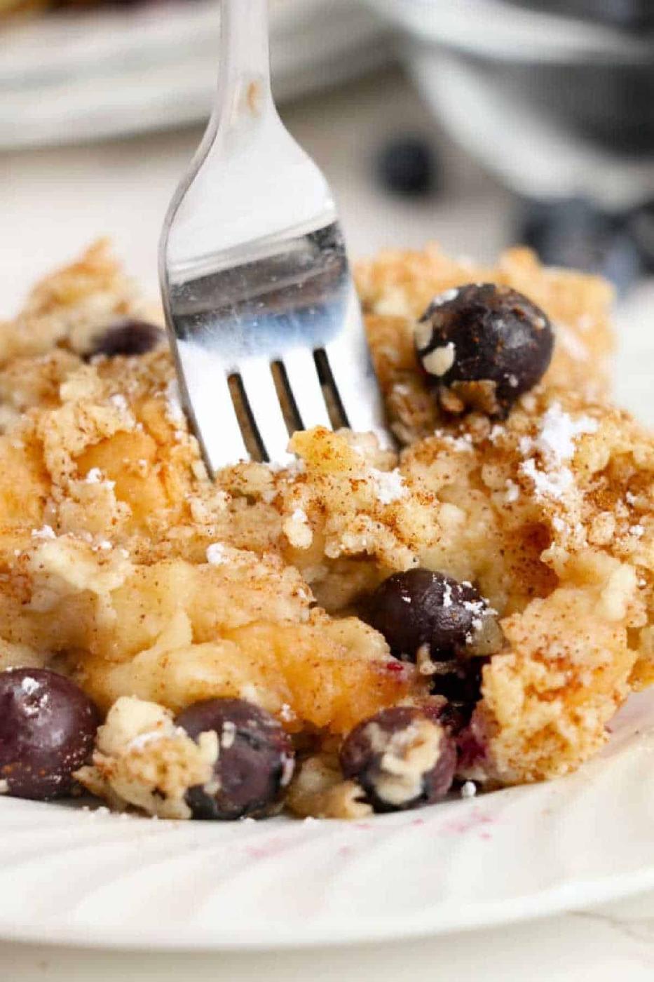 Blueberry Bread Pudding
