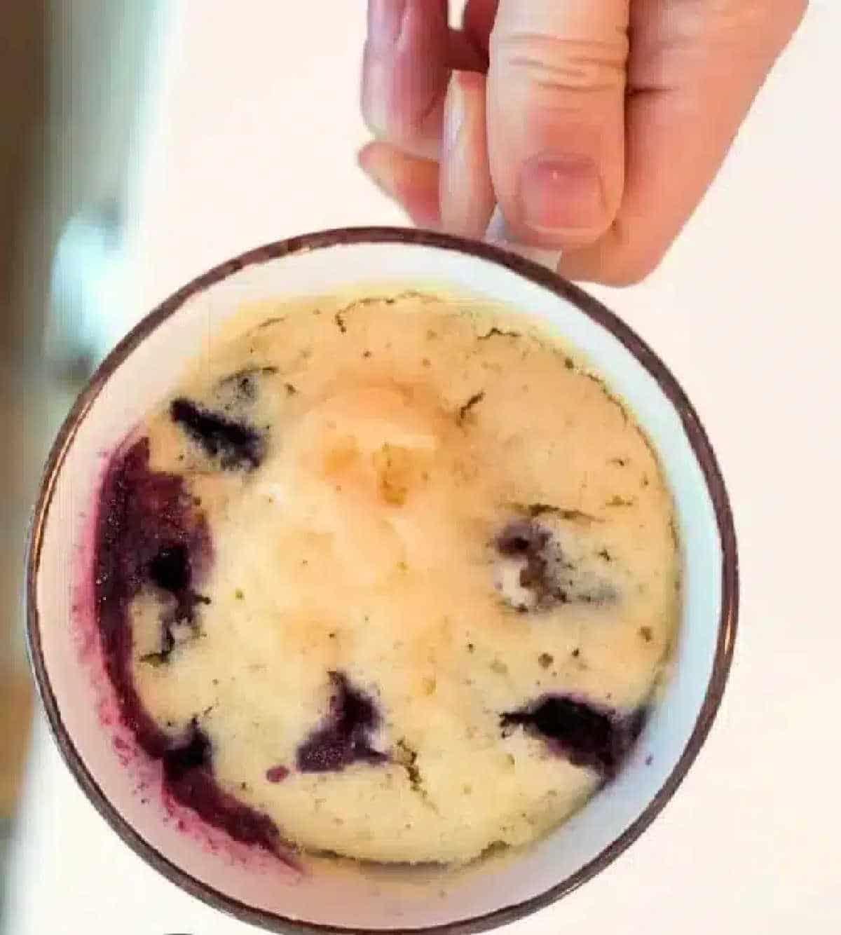 Blueberry Muffin in a Mug
