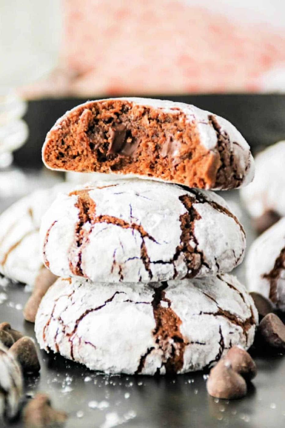 Brownie Crinkle Cookies