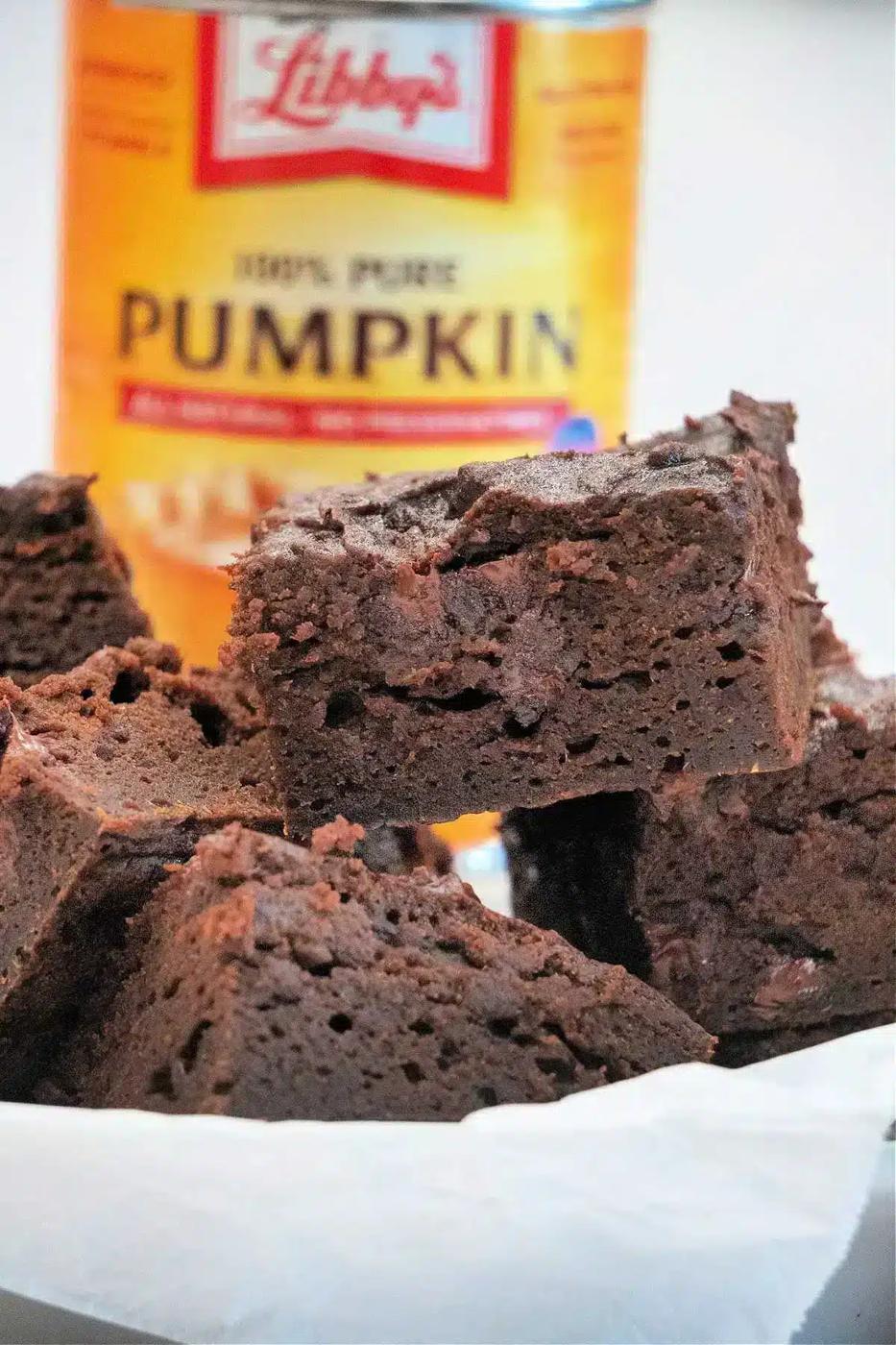 Boxed Brownies with Pumpkin