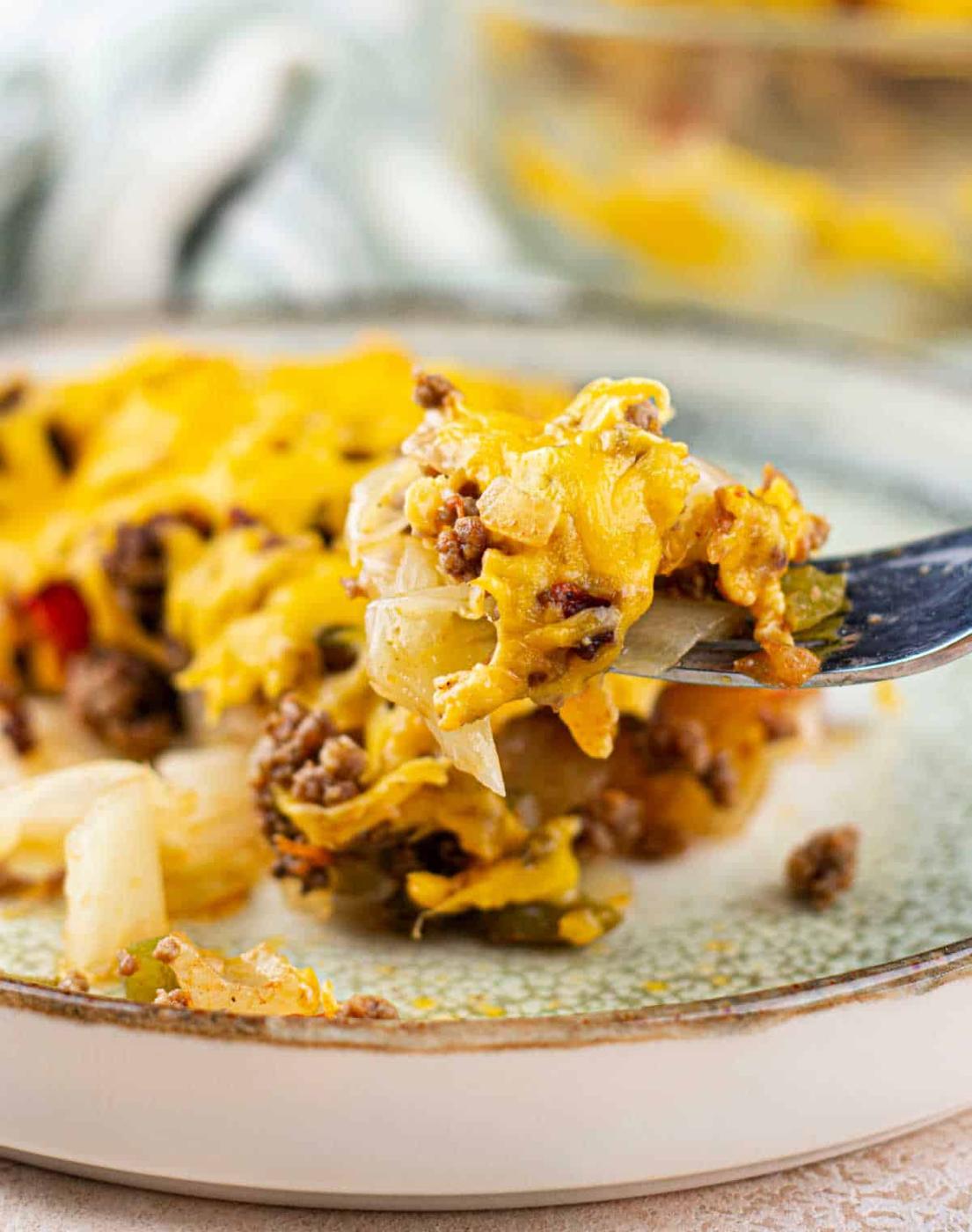 Cabbage and Hamburger Casserole