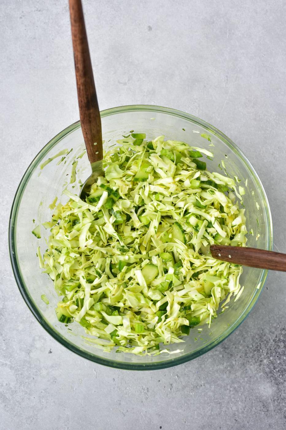 Green Cabbage Salad