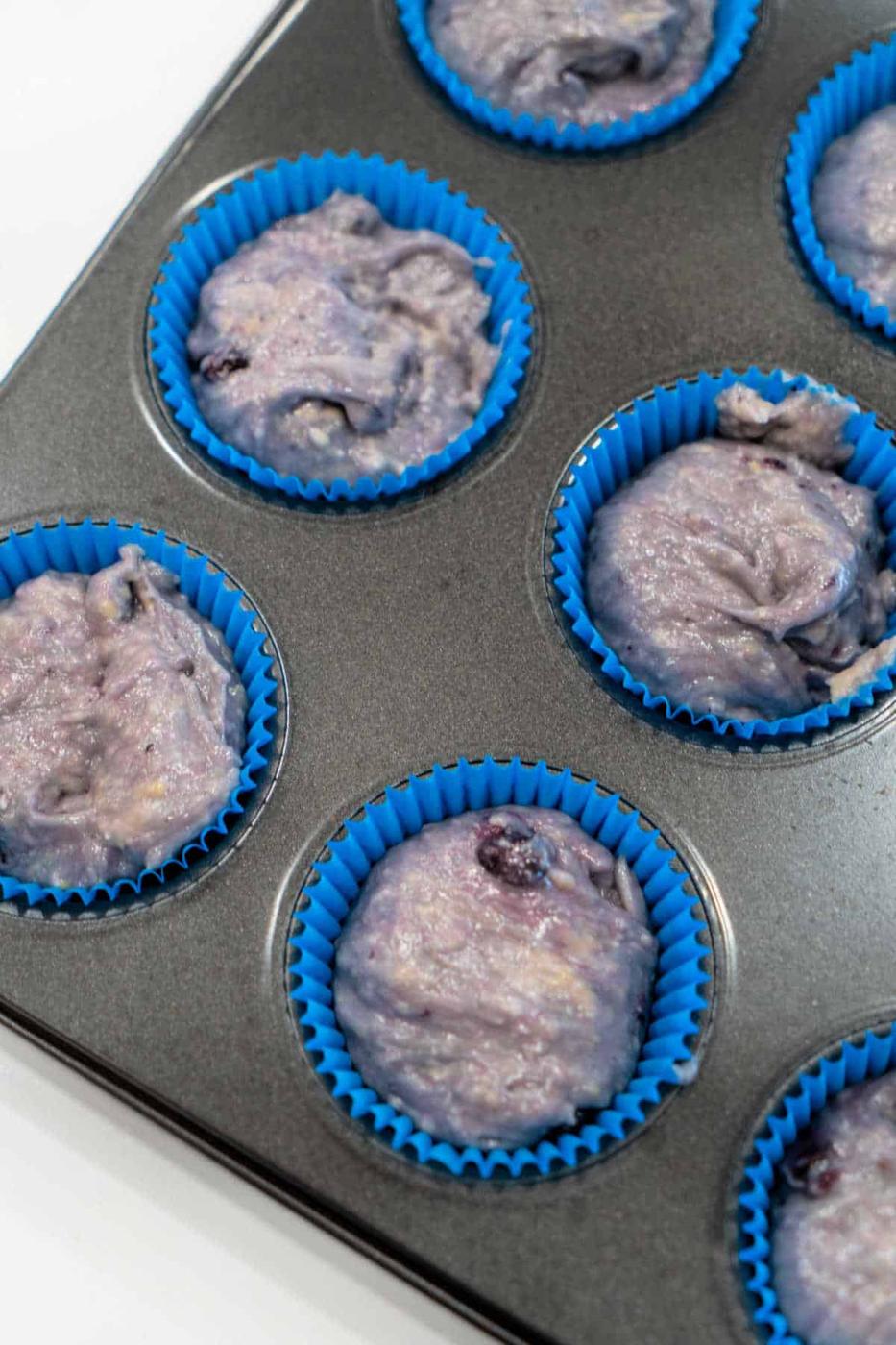 Dairy Free Blueberry Muffins