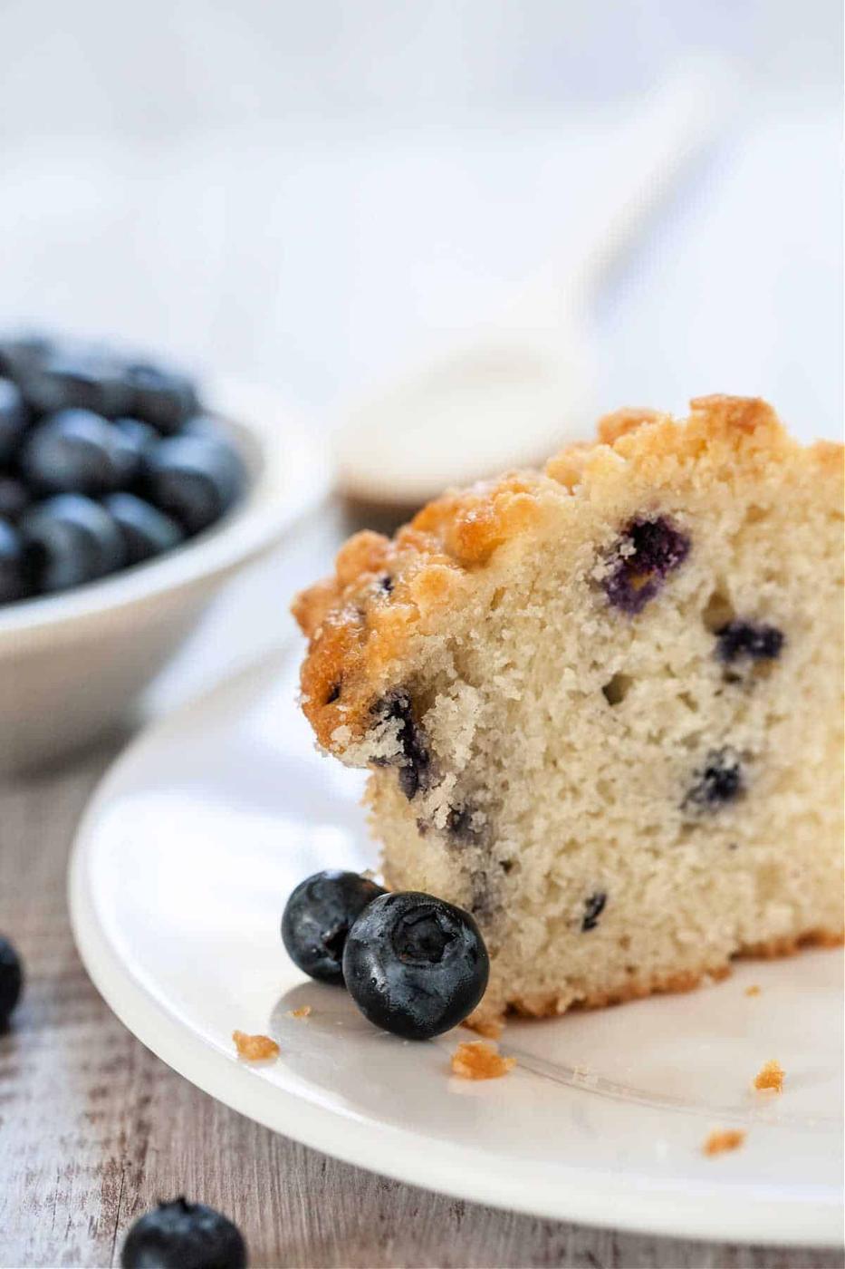 Cake Mix Blueberry Muffins