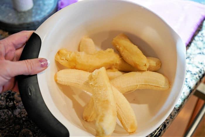 overripe bananas